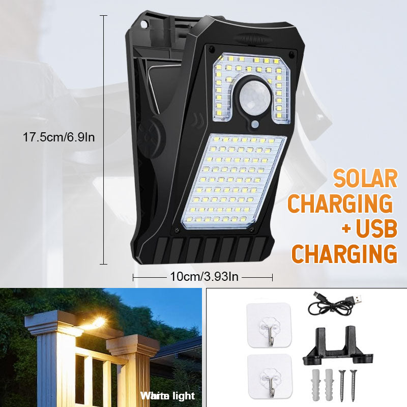 Waterproof solar clip light