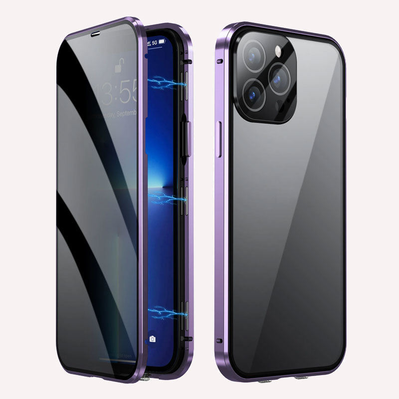 Magnetic privacy phone case