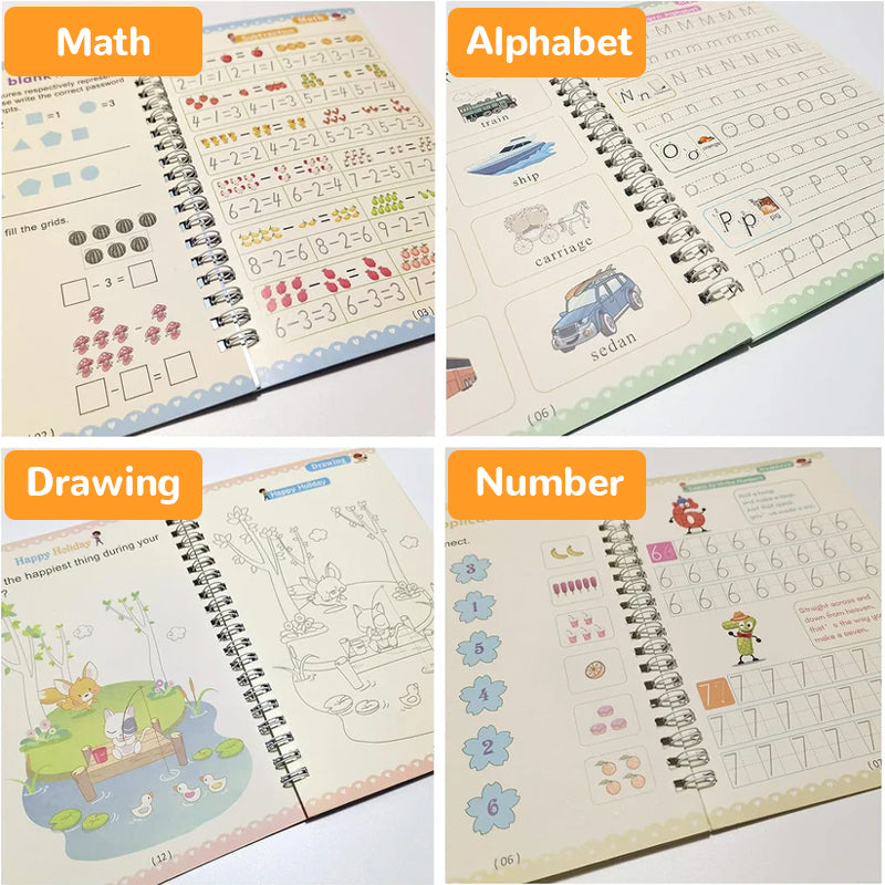 Magical Handwriting Reusable Book
