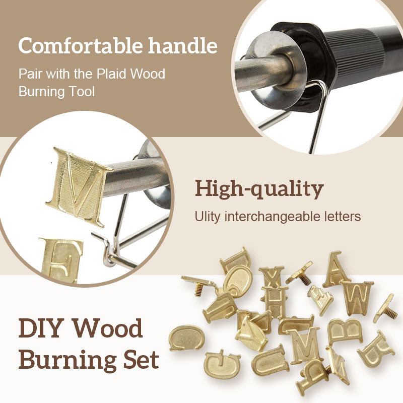 Woodburning Letter Set (Set of 26)  Woodburning letters, Wood burning  tool, Wood crafts