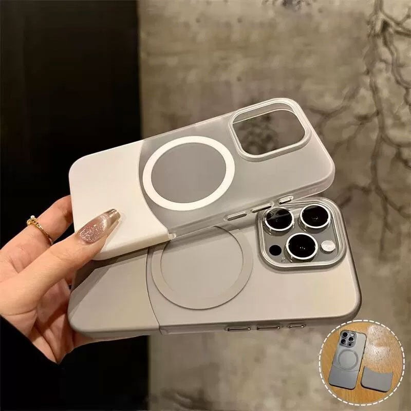 Creative Frosted Contrast Stitching Case