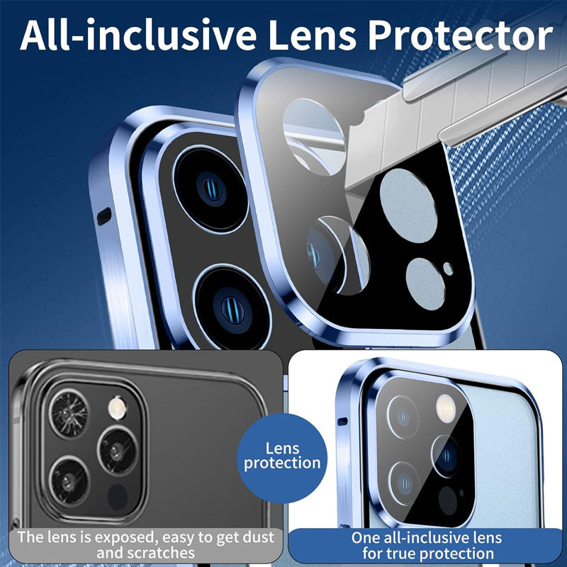 Magnetic privacy phone case