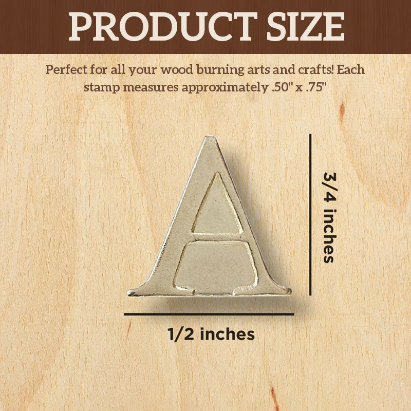  Yedvog 26 Letters Copper Mold —DIY Wood Burning/Carving Set, DIY  Wood Burning Set, Wood Burning Pen, DIY Wood Burning Kit Wood Burning Tool