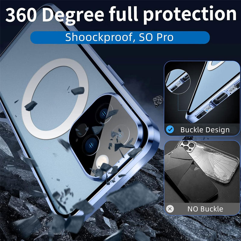 Magnetic privacy phone case