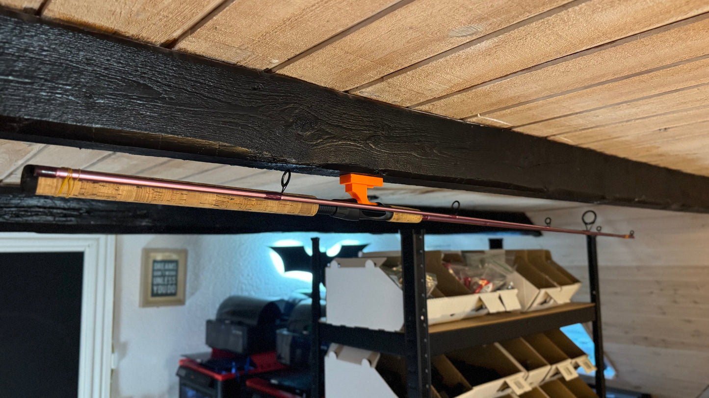 Fishing Rod Wall Rack