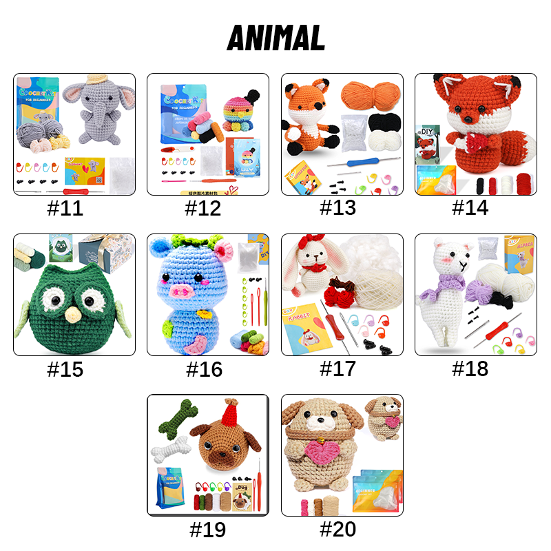 【DIY Kit】Doll Crochet Material Pack