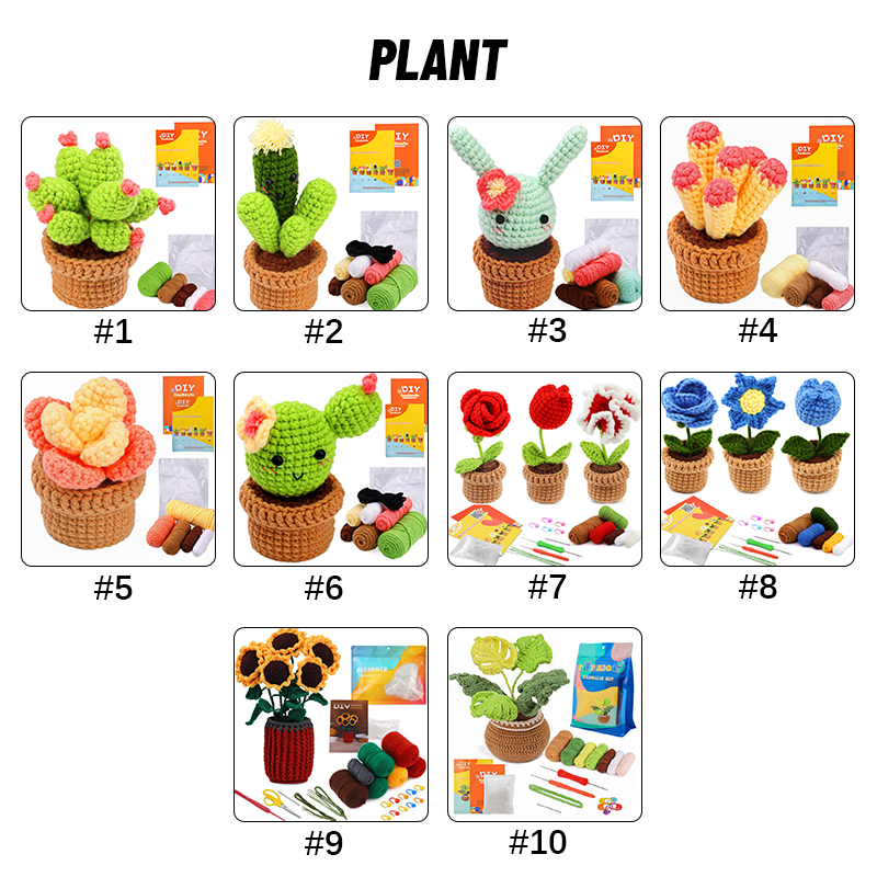 【DIY Kit】Doll Crochet Material Pack