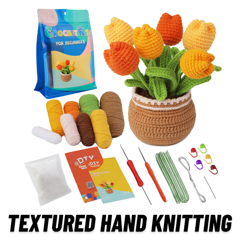 【DIY Kit】Doll Crochet Material Pack