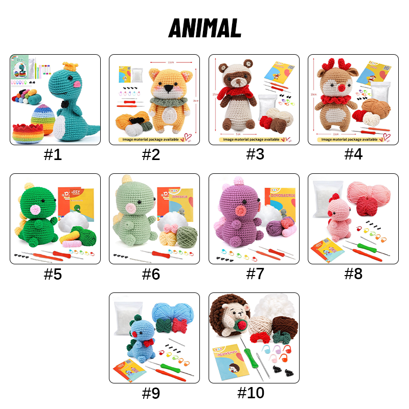 【DIY Kit】Doll Crochet Material Pack