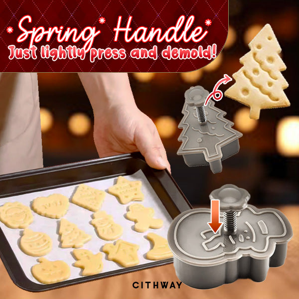 Christmas Baking Spring Cookies Stamp Set (4pcs)