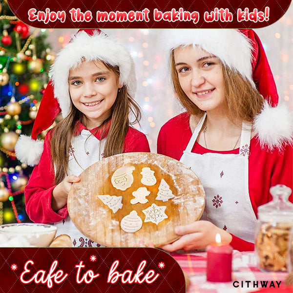Christmas Baking Spring Cookies Stamp Set (4pcs)